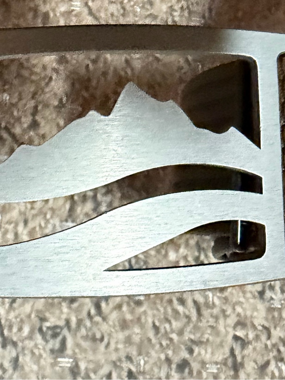 Grip 6 Silver Mountain Metal Buckle Brown Military grade Belt 41.5in length